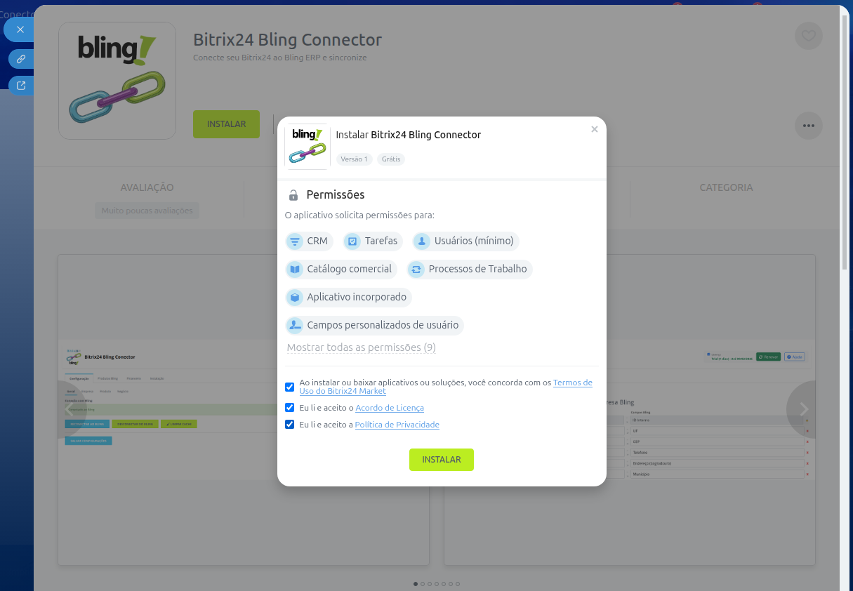 Permissões no Bitrix24