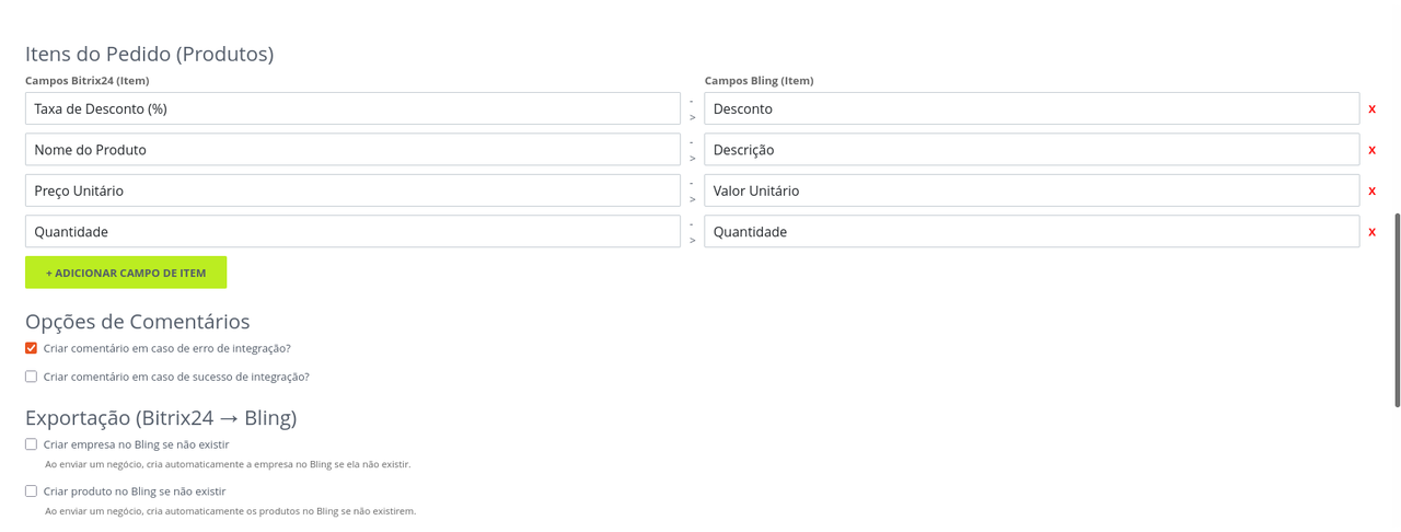 Configuração de Negócio - Parte 2